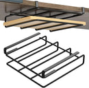 Double Stainless Steel Kitchen Organizer Shelf Rack Cabinet Storage Space Saver