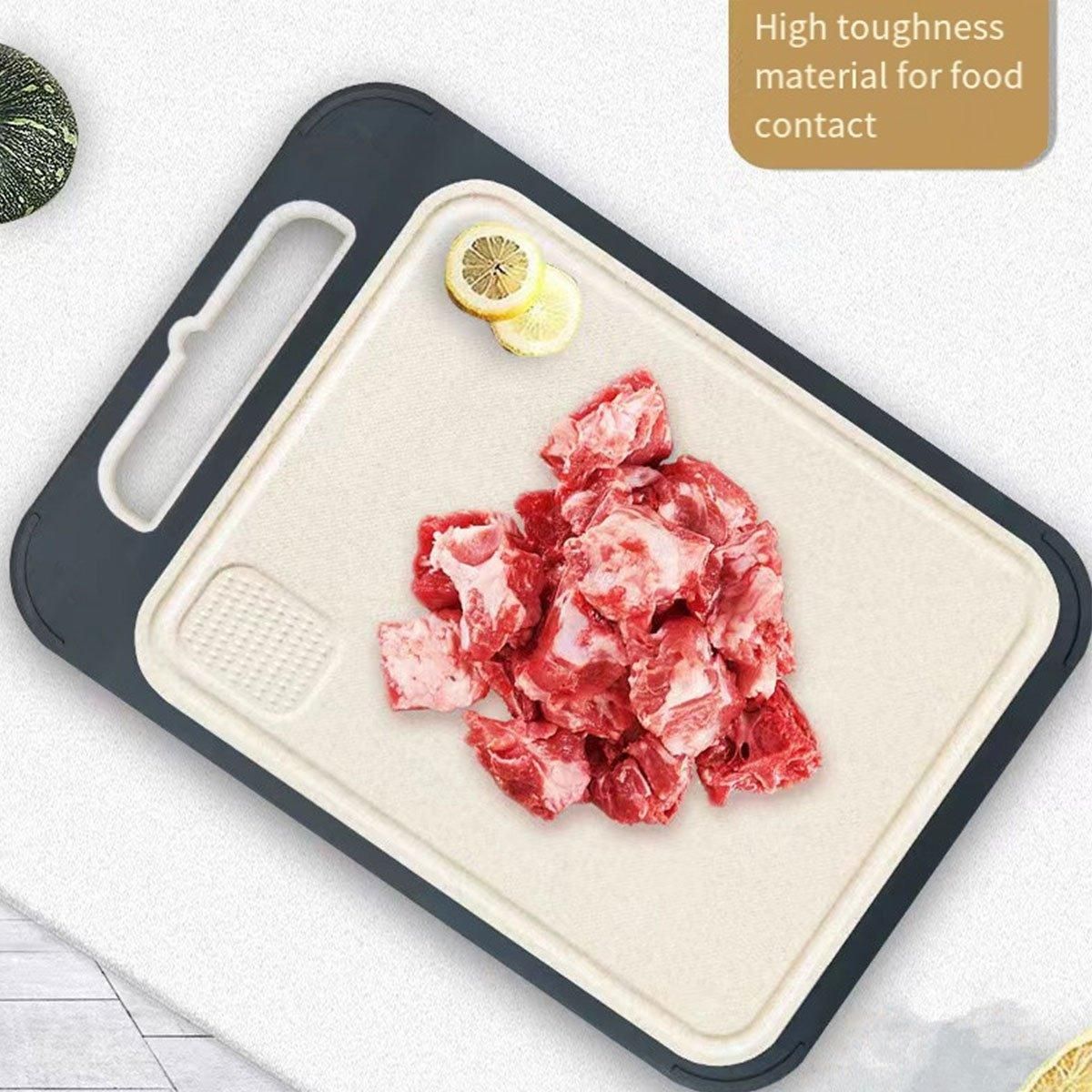 304 Stainless Steel Cutting Board Double-Sided Chopping Boards Kitchen Camping
