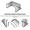 Kitchen Counter Chopping Board Rack Multifunction Dish Drying Storage Holder