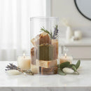 50pcs Clear Cylinder Organizer Storage Tube Container Case Pack Set Kit Easy Use - 5x5x10cm