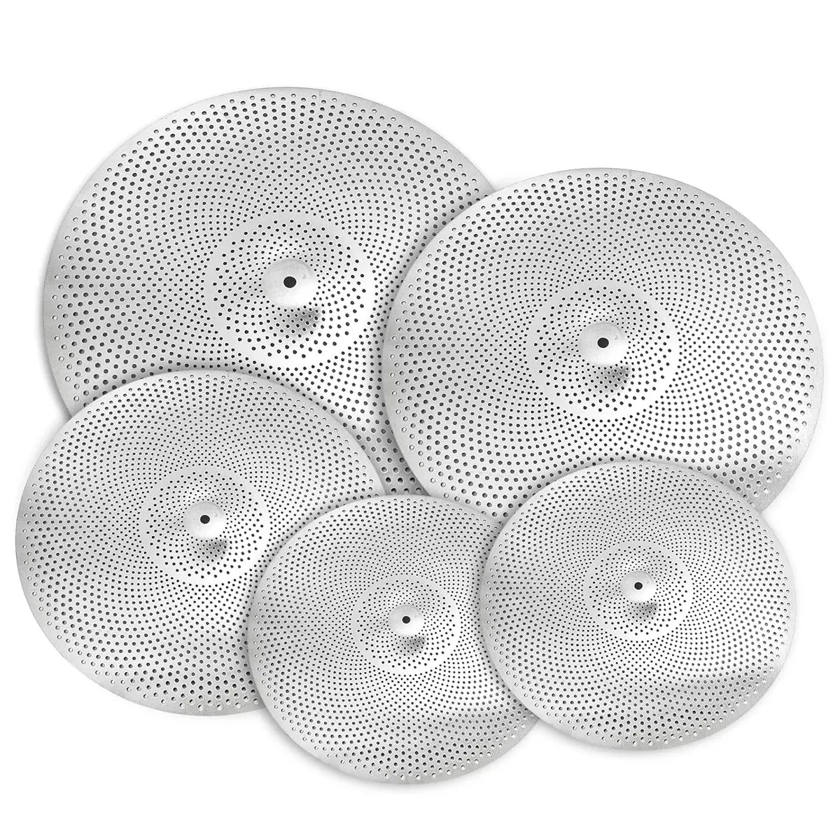 5 PCS Stand Drum Cymbal Mute Silencer Universal Fit for Most Standard Cymbals