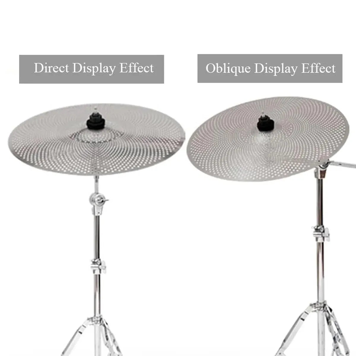 5 PCS Stand Drum Cymbal Mute Silencer Universal Fit for Most Standard Cymbals