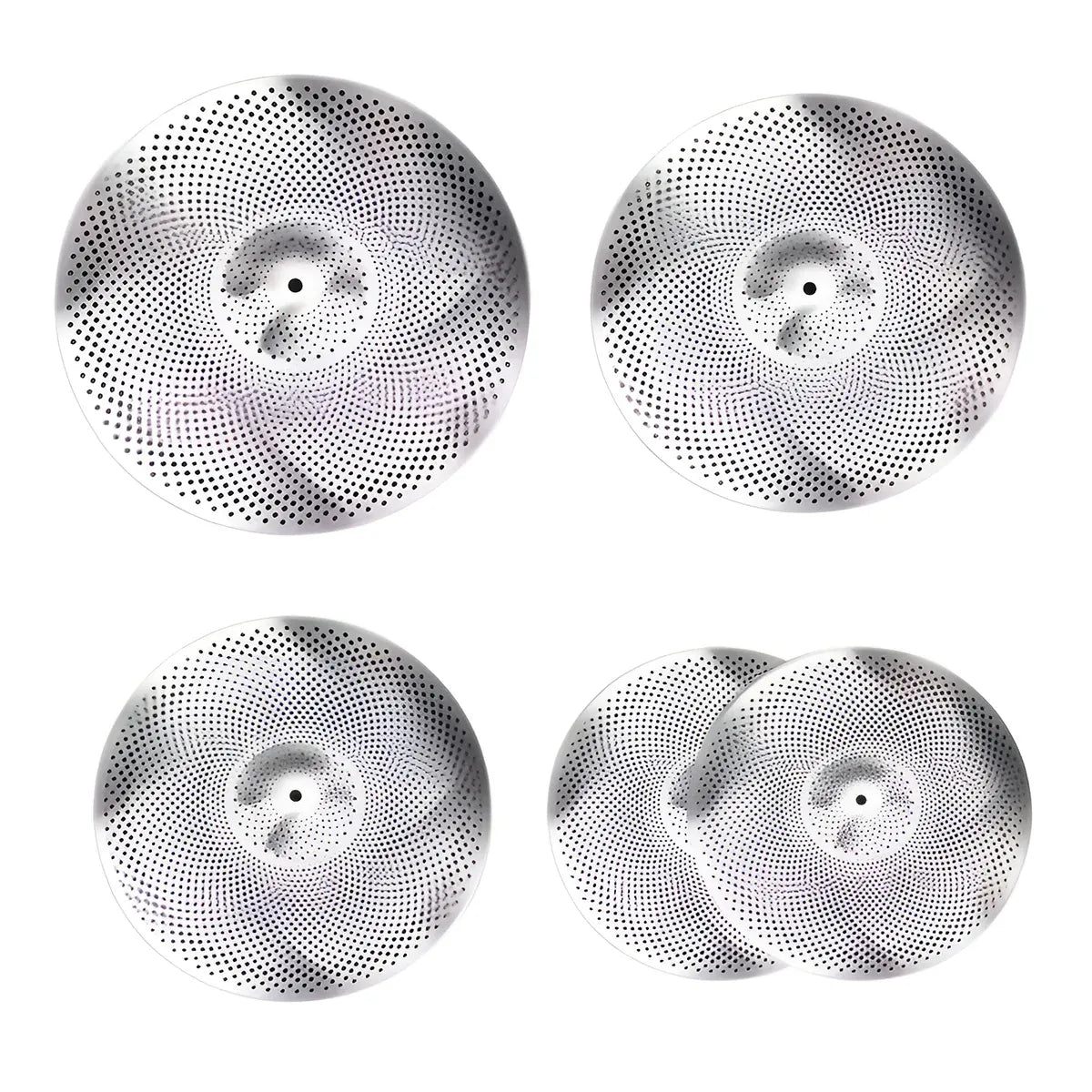 5 PCS Stand Drum Cymbal Mute Silencer Universal Fit for Most Standard Cymbals