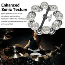 Frame Drum Treading Bell Steel Sheet Rattling Bell Double-Layer for Percussion
