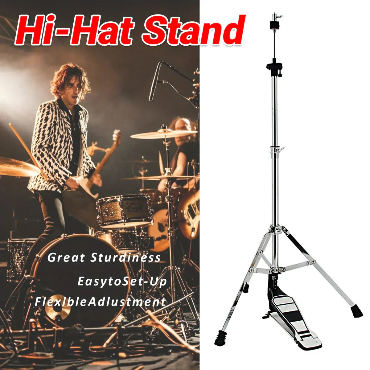 Drum Stand Cymbal Stand Musical Instrument Accessories Hanging Cymbal Support