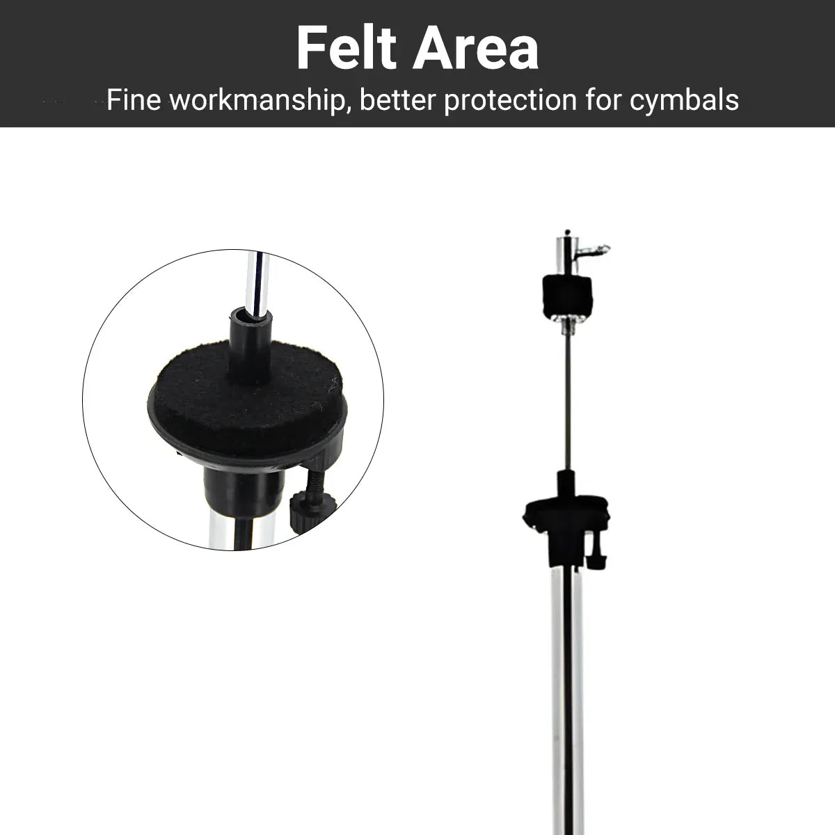 Drum Stand Cymbal Stand Musical Instrument Accessories Hanging Cymbal Support
