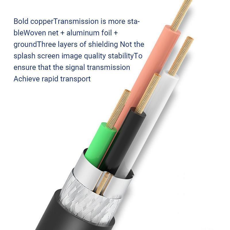 1.5M USB 2.0 Male to Male Data Cable Oxygen-Free Copper Core with Shielding