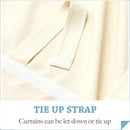 Home Blackout Door Curtain Thermal Insulated Durable for Bedroom Living Room - Beige