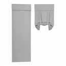 Home Blackout Door Curtain Thermal Insulated Durable for Bedroom Living Room - Silver