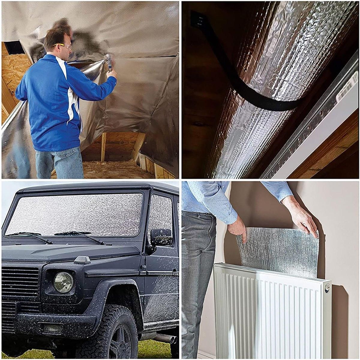 Aluminum Foil Insulation Board Fireproof Heat Resistant Roof Panel