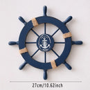 27cm Hanging Wooden Rudder Decorative Ornament Wall Decor Beach Home Decor