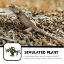 Artificial Plants Green Simulation Foliage for Pet Habitat Decoration Ornament