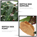 Artificial Plants Green Simulation Foliage for Pet Habitat Decoration Ornament
