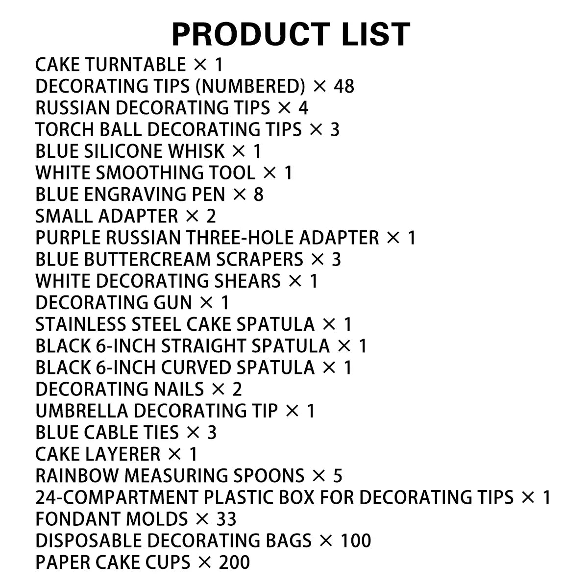420PCS Cake Turntable Decorating Kit Tools For Baking Cake Decoration Supplies