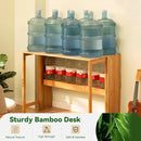 Foldable Student Desk Computer Table Space Saving Bamboo for Bedroom Study Use