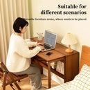 Bamboo Folding Student Desk Study Table Space Saving Storage