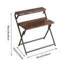 Portable Folding Desk Table X-Shaped Stable for Home Office Study