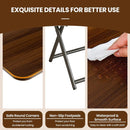Portable Folding Desk Table X-Shaped Stable for Home Office Study