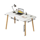 Rectangular Desktop Computer Desk Office Table Sturdy Space-Saving Home Office