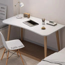 Rectangular Desktop Computer Desk Office Table Sturdy Space-Saving Home Office
