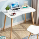Rectangular Desktop Computer Desk Office Table Sturdy Space-Saving Home Office
