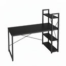 Minimalist Home Computer Desk with Shelves Study Workstation