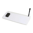 Desktop Whiteboard with Storage Tempered Glass Board for Office