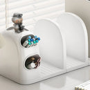 Desktop Book Stand With Storage Box Organizer For Study Reading Office Table