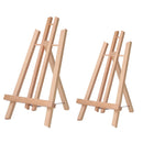 Tabletop Solid Wood Easel Adjustable Height Foldable for Art Sketch Oil Painting - 40cm