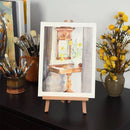 Tabletop Solid Wood Easel Adjustable Height Foldable for Art Sketch Oil Painting - 40cm