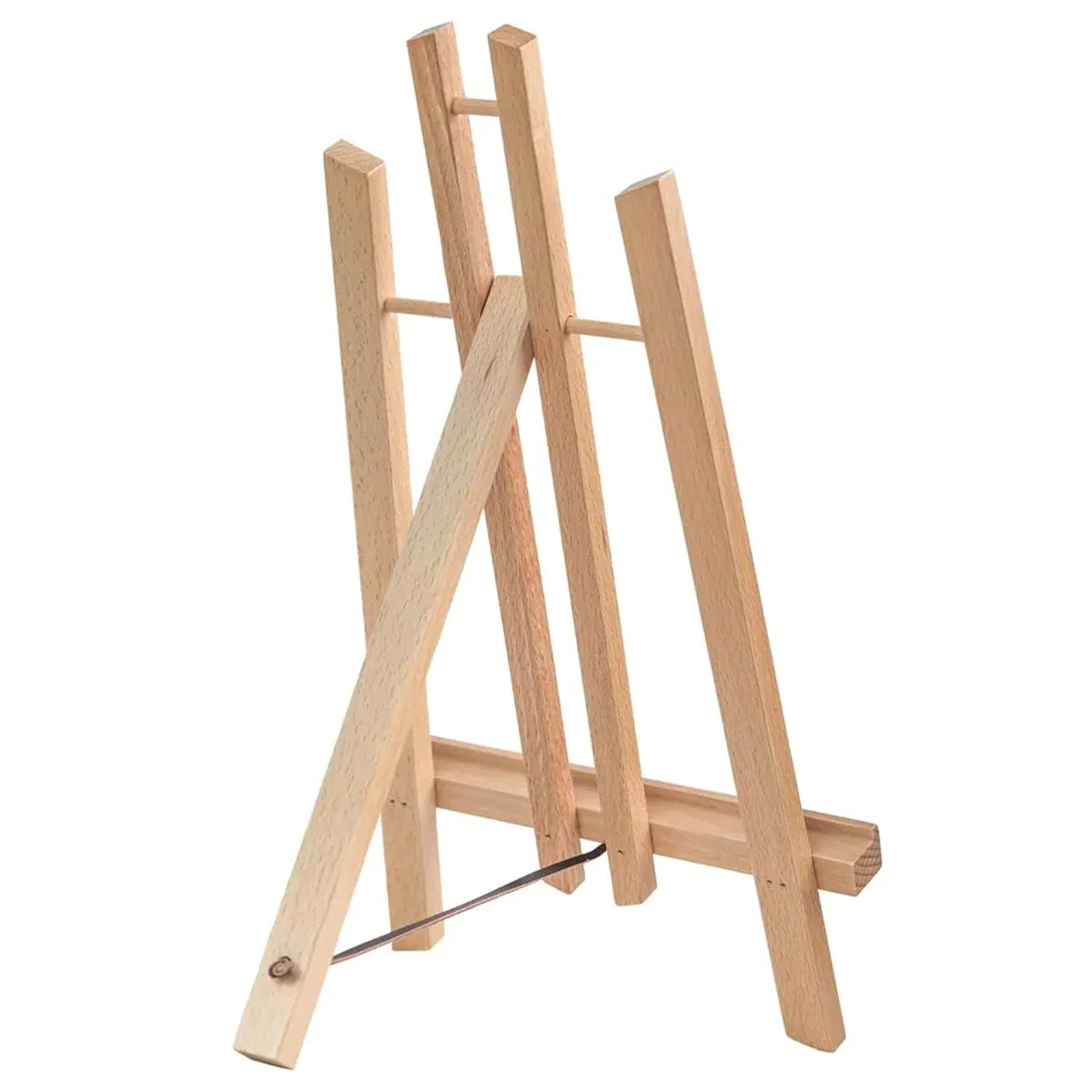 Tabletop Solid Wood Easel Adjustable Height Foldable for Art Sketch Oil Painting - 40cm