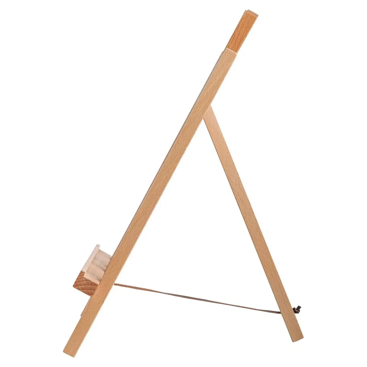 Tabletop Solid Wood Easel Adjustable Height Foldable for Art Sketch Oil Painting - 40cm