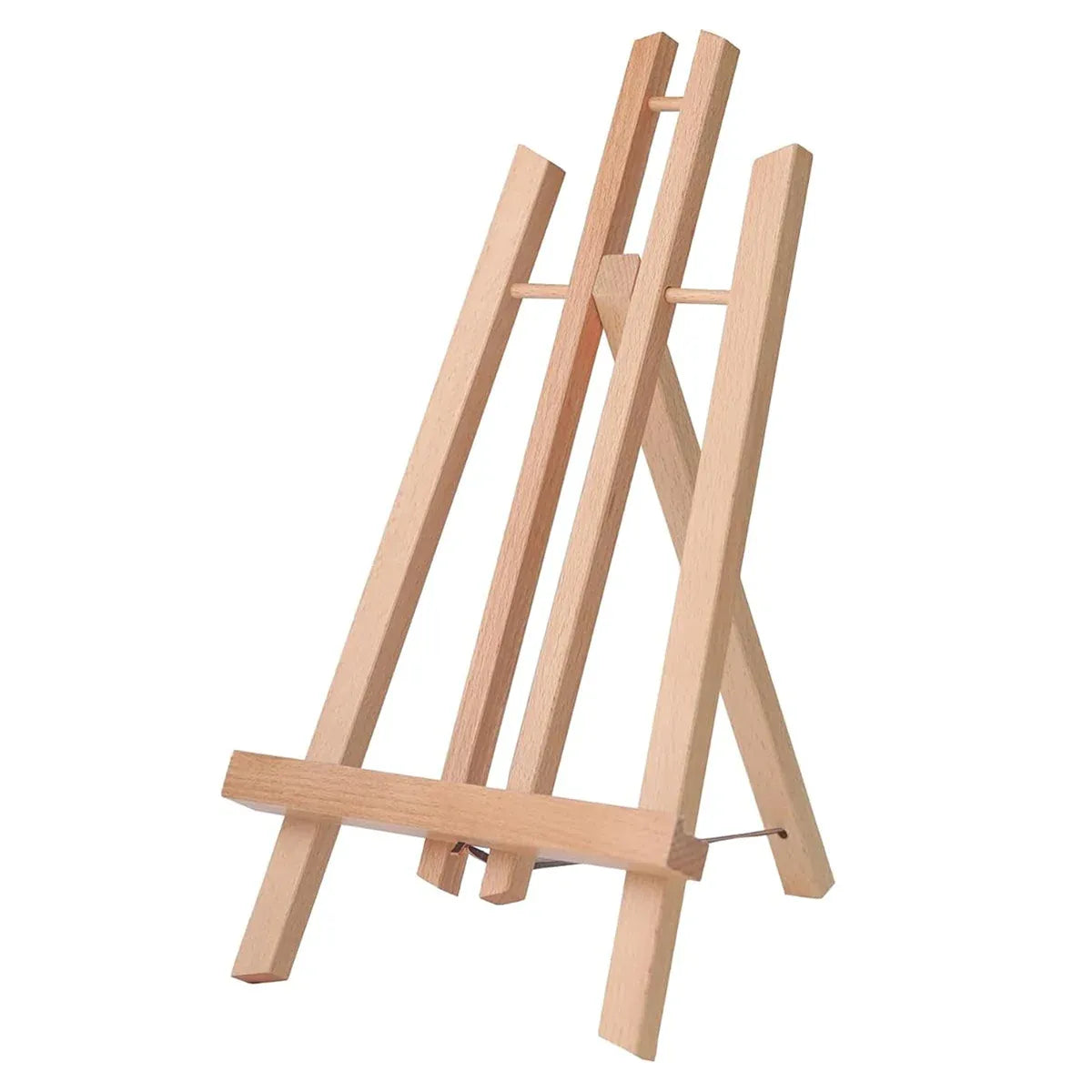 Tabletop Solid Wood Easel Adjustable Height Foldable for Art Sketch Oil Painting - 50cm