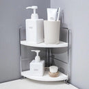 2 Tier Countertop Shelf Organizer Storage Rack for Kitchen Bathroom and Office