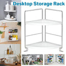 2 Tier Countertop Shelf Organizer Storage Rack for Kitchen Bathroom and Office