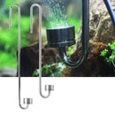 Stainless Steel Aquarium CO2 Diffuser Carbon Dioxide Atomizer Grass Tank Bubbler - 25cm