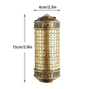 Da Vinci Code Lock Cylinder Vintage Puzzle Box Secret Compartment Bronze Style