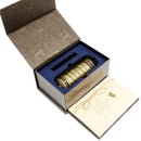 Da Vinci Code Lock Cylinder Vintage Puzzle Box Secret Compartment Bronze Style