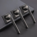 Room Door Lock Modern Style Black Bedroom Door Handle Interior Light Luxury