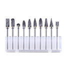 10Pcs Tungsten Steel Carbide 6mm Rotary Burr Set for Die Grinder
