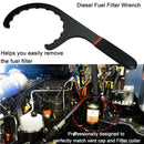 Heavy Duty Diesel Filter Wrench Tool for Engine Oil Filter Removal in Cars and Trucks