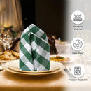6PCS Checkered Kitchen Towels Dishwashing Cloths Cleaning Cloth Set for Home Use - Black