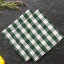 6PCS Checkered Kitchen Towels Dishwashing Cloths Cleaning Cloth Set for Home Use - Blue