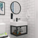Hotel Wall Mounted Soap Dispenser Bathroom Shampoo Shower Gel Hand Soap Box - Black-Double