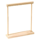 Solid Wood Necklace Jewelry Display Racks for Home Store Showcase Storage - 18 hooks
