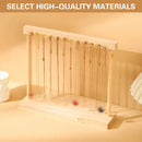 Solid Wood Necklace Jewelry Display Racks for Home Store Showcase Storage - 18 hooks