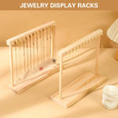 Solid Wood Necklace Jewelry Display Racks for Home Store Showcase Storage - 18 hooks