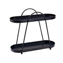 Jewelry Rack Organizer Stand Cosmetic Display Desktop Storage Holder for Home - Black