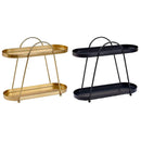 Jewelry Rack Organizer Stand Cosmetic Display Desktop Storage Holder for Home - Black