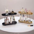 Jewelry Rack Organizer Stand Cosmetic Display Desktop Storage Holder for Home - Black
